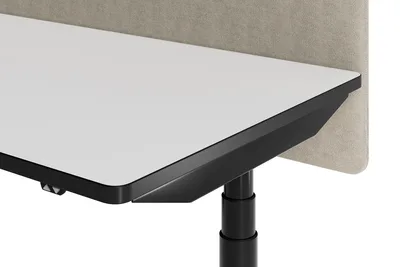 Embru eq twin table lite rounded weiss txtilpanel bedientaster close