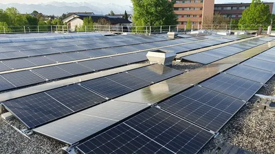 Photovoltaik-Anlage auf dem Bettenfachgeschäft